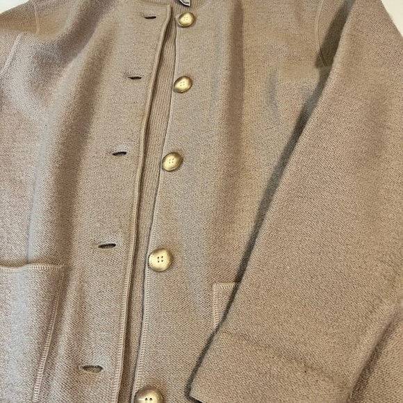 Wondrawool by Knitting Needles Long 100% Wool Cardigan- Size Small - Picture 4 of 5